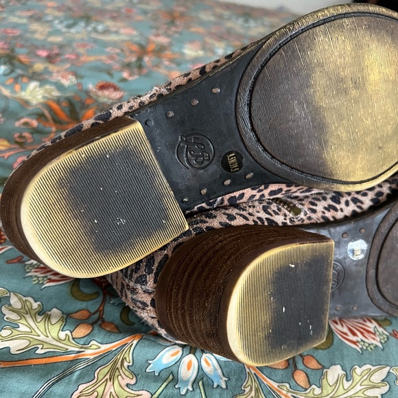 Lucky Brand Cheetah Leather Booties - Picture 6 of 10